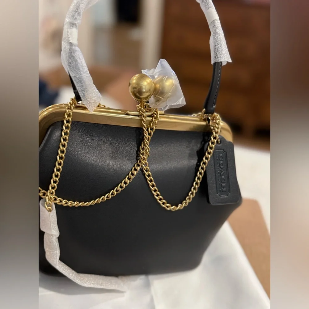 Coach Kisslock Black 1969 Limited Edition Bag - Picture 4 of 11